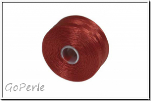 S-Lon, Size D, Beading Thread, F�delgarn, red, 1 Spule